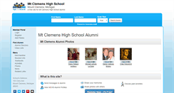 Desktop Screenshot of mountclemenshighschool.com