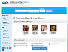 Tablet Screenshot of mountclemenshighschool.com